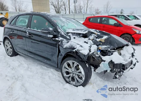 2020 Hyundai Elantra Gt N Line z USA, uszkodzony, nr VIN KMHH55LC4LU135675